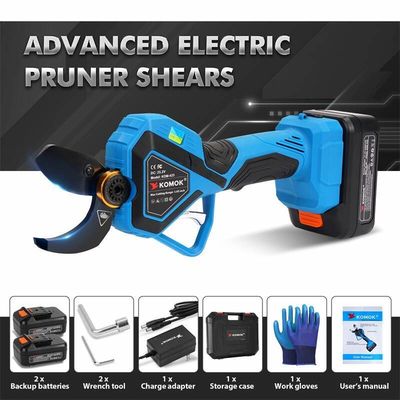 Electric Pruning Shears With 25V Battery and 1000W Brushless Motors