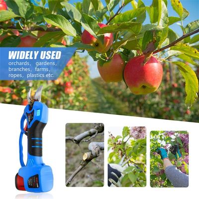 Battery Powered Electric Pruning Shears Plastic For Clean Garden Cuts