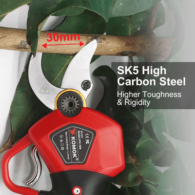 Professional Cordless Electric Pruning Shears 30mm With 21V Battery SK5 Blades
