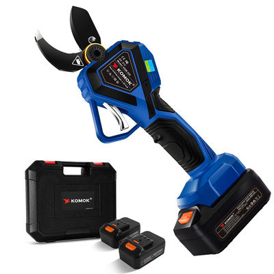 Navy Blue Tree Branch Cutter Battery Operated 21V With 8 Hour Working Times