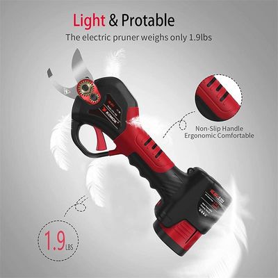 25mm Komok Electric Pruning Shears With 2 Pack Rechargeable Lithium Battery