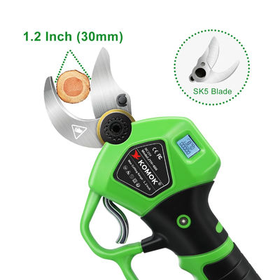 21V 2Ah 2000mA Battery Powered Pruning Tools For Branches Trimming