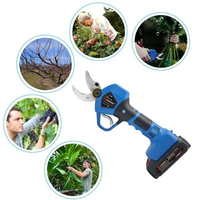 Rechargeable Battery Powered Pruning Shears , Professional Electric Secateurs For Tree