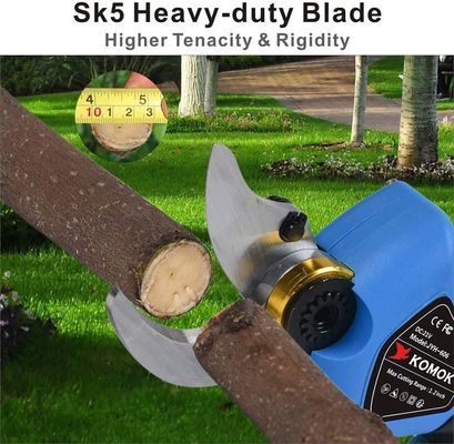 Rechargeable Battery Powered Pruning Shears , Professional Electric Secateurs For Tree