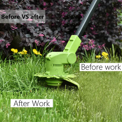 12V Electric Cordless String Trimmer Edger Stringless With Telescopic Handle