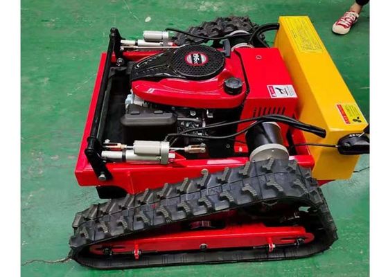 Brushless Reel Gas Lawn Mower Crawler Remote Control Tracked Self Propelled
