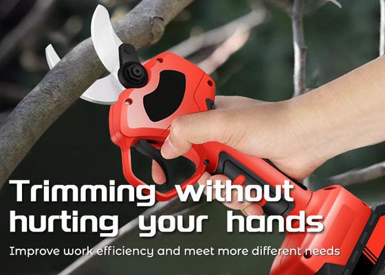 21V Electric Pruning Scissors With Display Lithium Pruning Garden Fruit Tree Branches High Branch Scissors