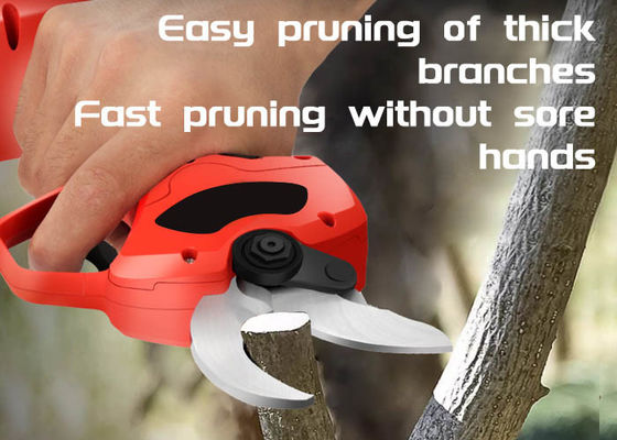 21V Electric Pruning Scissors With Display Lithium Pruning Garden Fruit Tree Branches High Branch Scissors