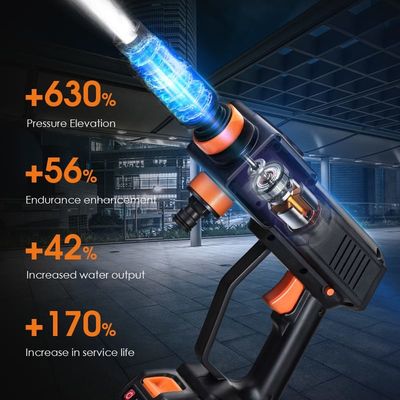 300W 24V Electric Pressure Washer with Hose Reel Green Electric Portable High Pressure Cleaner Machine Cordless Pressure