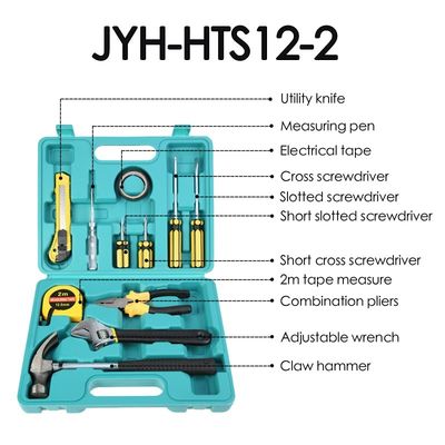 JYH-HTS12-2 Car Maintenance Tool Kit Multifunctional 12 Piece Electrician Tool Set