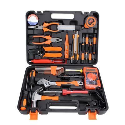 JYH-HTS30-1 Home Decoration Toolset Household Hand Kit with Plastic Toolbox Storage Case Tool Kit for Home
