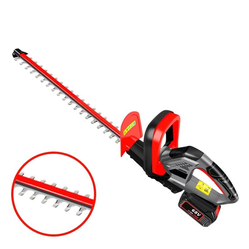 Lithium Ion Power Electric Hedge Trimmer With Manganese Steel Rust Proof Blades