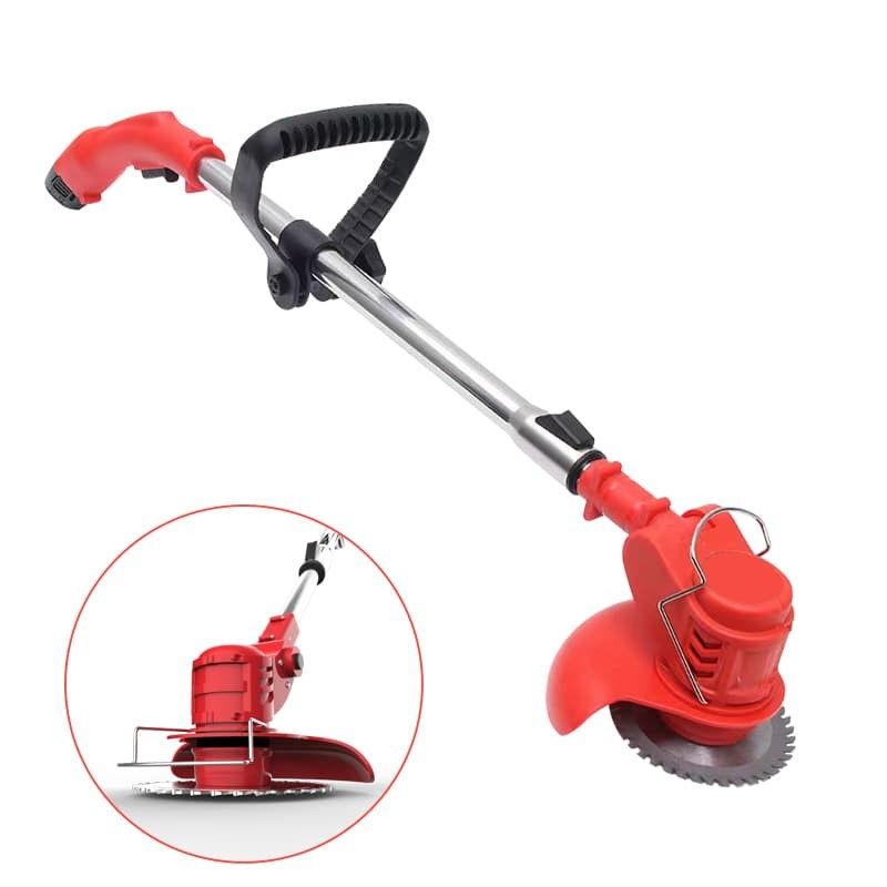 Cordless Electric String Trimmer , Battery Powered Weed Wacker Lightweight 