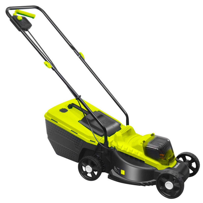 40V Cordless Electric Lawn Mower With 2 Pcs 4Ah Batteries And Charger Brushless Motor