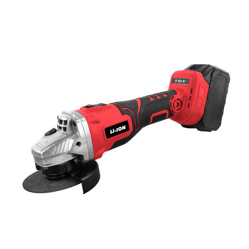 10000 RPM Cordless Angle Grinder Brushless Motor With 2Ah Lithium Ion Battery