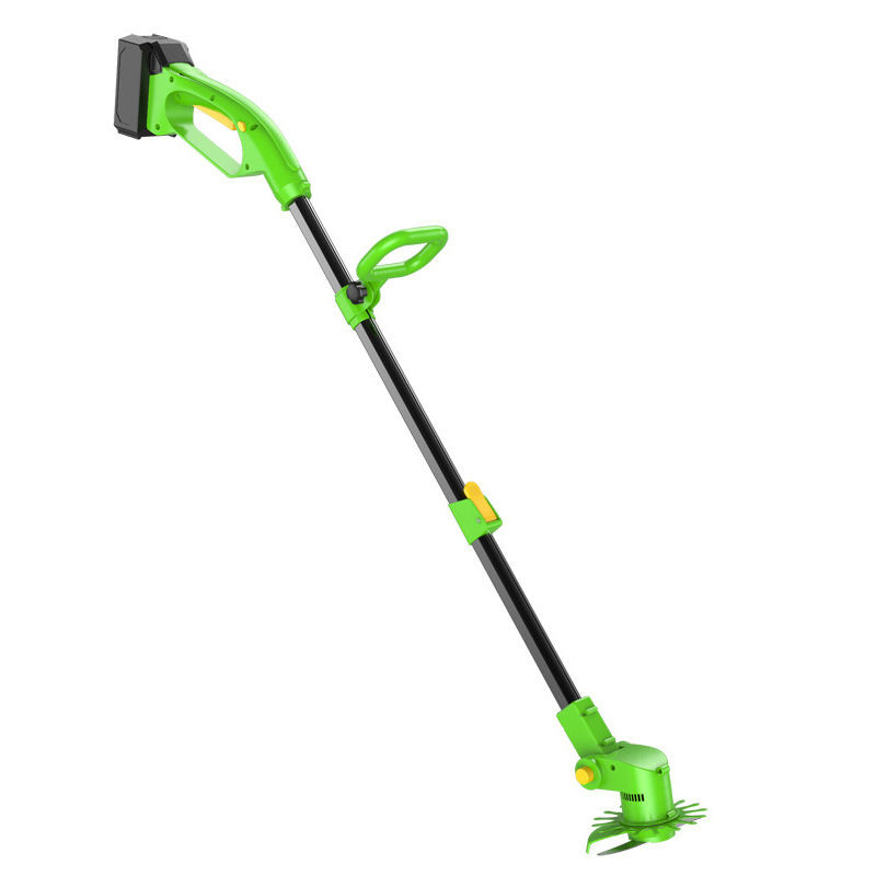12V Electric Cordless String Trimmer Edger Stringless With Telescopic