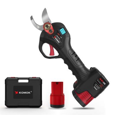 KOMOK Cordless Electric Pruning Shears 2000mAh Battery For Branches Cutting