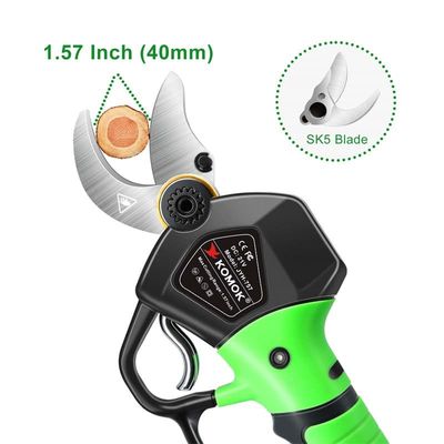 Cordless Battery Operated Pruning Shears 40mm For Precise Trimming