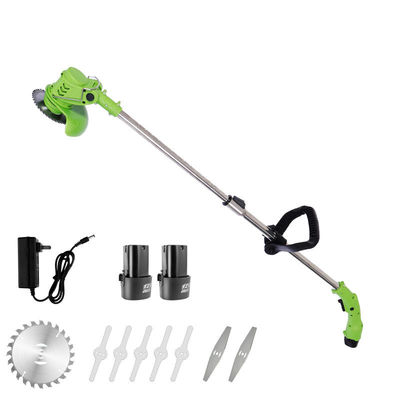 DC 12V Electric String Trimmer , 8500 RPM Battery Operated Weed Eater With Blades