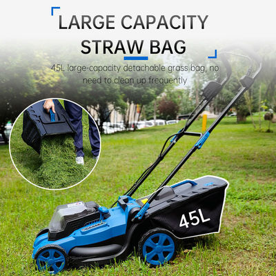 40V 45L Electric Lawn Mower , 4Ah Battery Powered Grass Mower