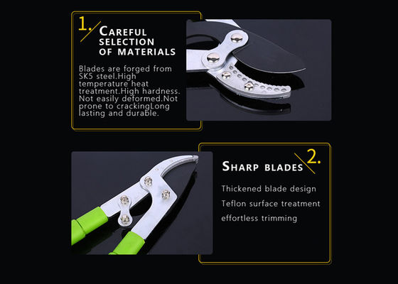 Retractable Manual Pruning Shears Telescopic Anti Slip For Thick Branches Bough Pruning