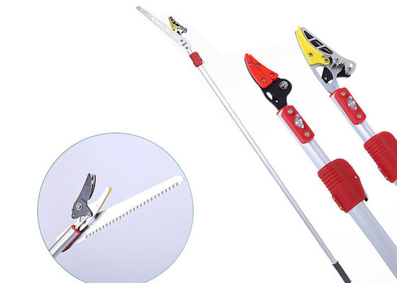 Chrome Plated Bypass Telescoping Pole Pruner For Fruit Tree Picking