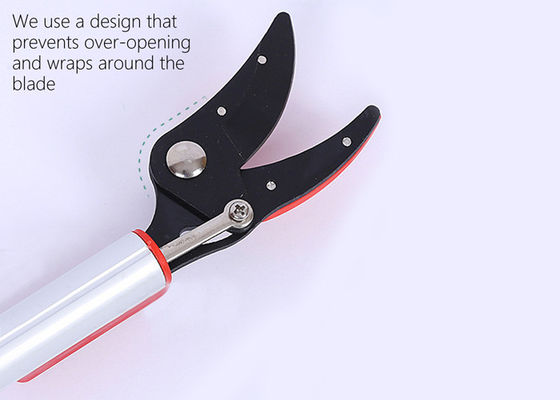 Chrome Plated Bypass Telescoping Pole Pruner For Fruit Tree Picking