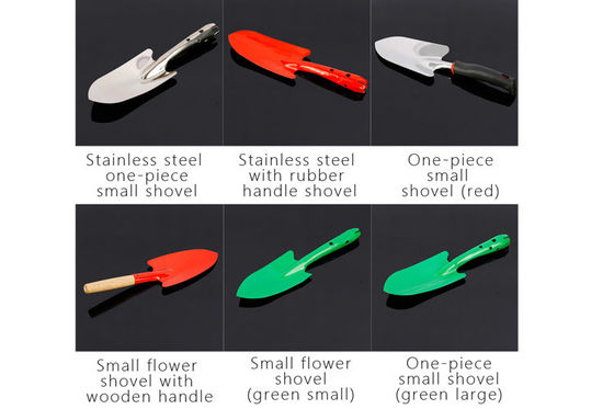 Small Gardening Hand Tools , Steel Garden Shovel D Grip Handle Type