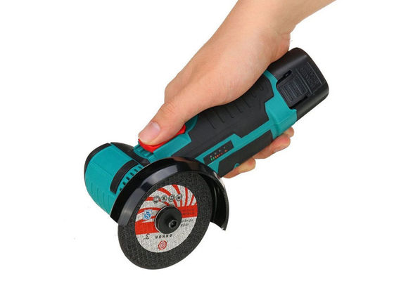 Power Angle Grinder 19500 rpm 12V Mini Angle Grinder with 2 pcs Battery 2pcs Discs for Pipe Drywall Cutting Grinding